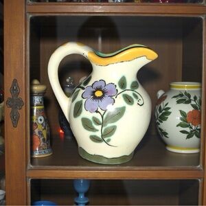 Antique Royal Gouda Miniature Pitcher